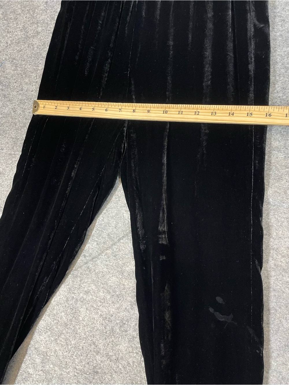 Theory Black Silk Blend Velvet Jogger Pull On Pants Small Luxe Lounge Tapered - Picture 8 of 14